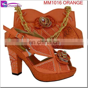 High Heels Women Shoe and Bag Bag and Shoes Set Women Shoes Matching Bag thumbnail-3