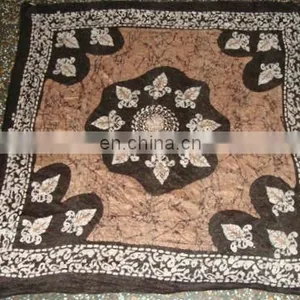 BATIK SILK SCARF / STOLE / SARONG thumbnail-1