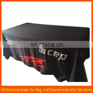 Customized Elastic Polyester Tablecloth thumbnail-1