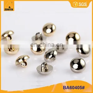 UV Plating Shinny Silver Button ABS Button BA60405 thumbnail-1