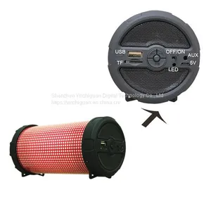 Mini LED Wireless Bluetooth Bazooka Speaker Colorful Light Bluetooth Speaker With TF&USB Function thumbnail-4