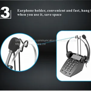 China BN200 Business Telephone + FC21 Business Telephone Headset for Call Center thumbnail-3