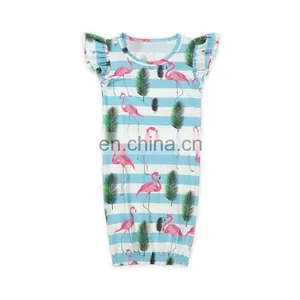 Baby Flamingo 2 Layers Milk Silk Pearl Sleeve Sleep Bag thumbnail-5