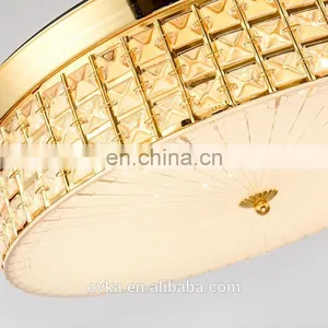 European Luxury Living Room Bedroom Crystal Lamp LED Decorative Stealth Ceiling Fan Fan Lights Restaurant Lights Direct thumbnail-6