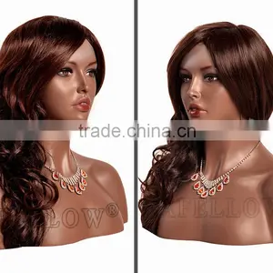 African Head Model Fiberglass Head Mannequin Display Women Wig H3 thumbnail-2