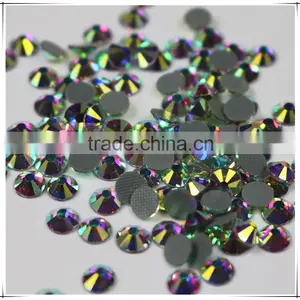 Top Quality Very Bright Nail Art Rhinestones Crystal AB Clour Silver Flatback Non Hotfix Rhinestones for DIY Nails Decoration thumbnail-5