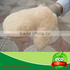 Car Cleaning Glove Sheepskin Car Washing Tools 100% Natural Wool thumbnail-5
