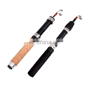 Winter Telescopic Fiberglass Ice Fishing Rod Set 90cm 100cm 2 Section Fishing Rod Short Throwing Fishing Rod Ice Fishing Rod thumbnail-2