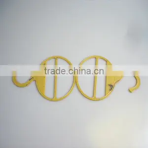 LM383 Plastic Ring Scarf Hangers thumbnail-1