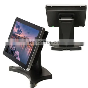 J1900 12''Billing Machine Pos/Cashier/Supermarket Dual Stand Terminal Screen Smart Window10 Pos System thumbnail-1