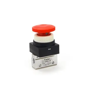 CM3PL Series 3 Way Manual Valve CM3PL-06 Latching Type Pneumatic Limited Switch thumbnail-1