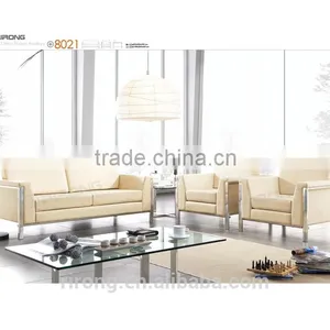 Pashmina Leather Armrest Furniture Living Room Sofa Set 8059 thumbnail-2