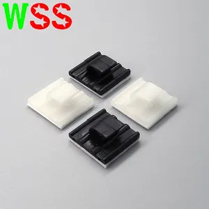 Factory Direct Sale Nylon Self Adhesive Cable Clamp Plastic Cable Organizer thumbnail-1
