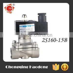 SS Direct Acting 110 Volt Solenoid Valve 2S160-15 thumbnail-2
