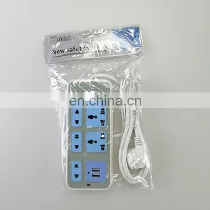 Hot Sell Cheap Price Power Socket 5 Way UK Universal Extension Socket 2m 3m 5m thumbnail-2
