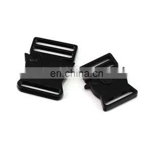 Classical Design Side Release Buckle Durable Convenient Black Metal Side Quick Release Buckle thumbnail-1