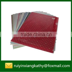 Waterproof PP Kids Stationery Cute Printing L Shape Folder thumbnail-6