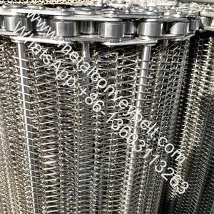 High Quality Conveyor Belt Wire Mesh With Chain Driven Mesh Belt for Sale thumbnail-4