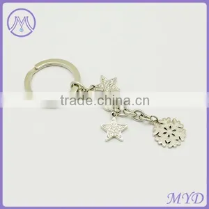 Personalized Zinc Alloy Star Kechain for Girls thumbnail-1