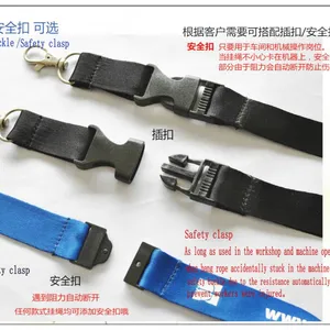 Company OEM Brand Polyester Lanyard and Cardholders With Silk Print or Thermal Transfer Craft thumbnail-5