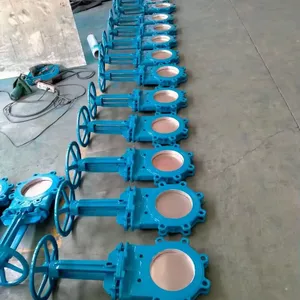 Reliable Efficient Stainless Steel Cast Iron Pneumatic Knife Gate Valve 8 Inch DN80 Slurry Valve for Industrial Flow Control Use thumbnail-4