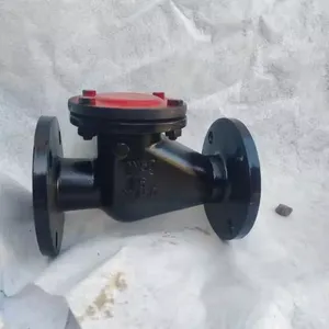GB Swing Start Type Check Valve PN10 PN16 Grey Cast Iron HT200 Flange Metal Seal Factory Price Hot Selling Swing Check Valve thumbnail-4