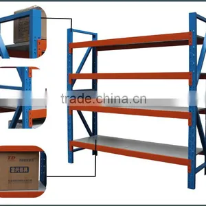 Heavy Duty Shelf Metal Furniture 4 Tier Steel Rack thumbnail-2