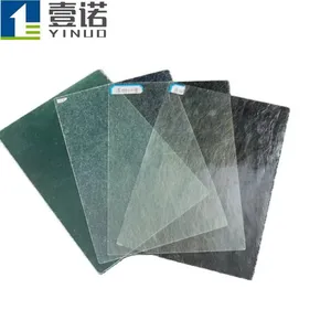 Fiberglass Transparent Roof Tile Curved Corrugated Greenhouses Processing Service Plastic Roof Tile Panels Waterproof FRP Panel thumbnail-1