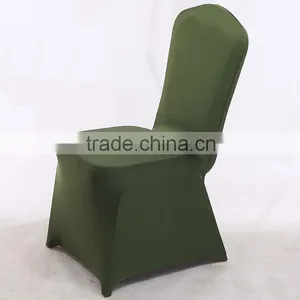 Cheap Hunter Green Spandex Chair Cover for Various Events, Strong Elastic Chair Cover for Durable Use thumbnail-1