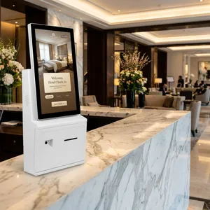 Aonpos APK25 Portable Self Checkout Terminal Windows Payment Kiosk Mall Information Kiosk Payment Kiosk With NFC thumbnail-4