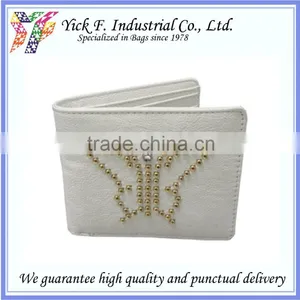 Elegant Butterfly Studs PU Leather White Women Wallet thumbnail-1