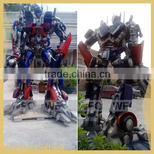 Outdoor Large Transformation Statue Robot Metal Sculpture thumbnail-1