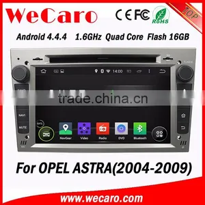 WECARO 2 Din Bluetooth Pure Android 4.4.4 Car Navigation Radio Gps for Opel Astra 2004 - 2009 thumbnail-1