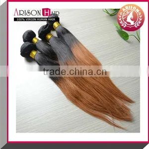 2014 Best Sale 100% Virgin Remy Brazilian Ombre Color Jumbo Braiding Hair Weave1B/33 thumbnail-3