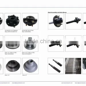 Truck Trailer Parts Grey Iron Ductile Iron Brake Disc Rotor thumbnail-1