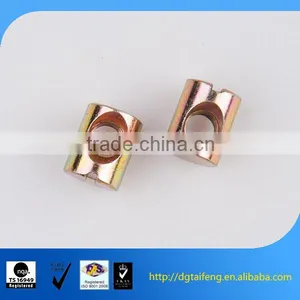 Color Zinc Coated Carbon Steel Slotted Cross Dowel Nut thumbnail-1