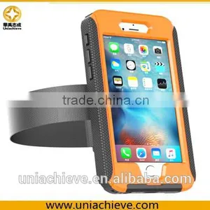 Waterproof Case for IPhone 6s/6s Plus Sports Waterproof Armband Phone Case With Full Body Covered Orange thumbnail-1