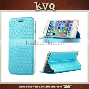 New Arrival Fashion Little Flower Pattern Leather Flip Case Cover for Iphone6/iphone6plus thumbnail-3
