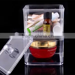 Manufacturing Clear Cosmetic Plastic Bin Makeup Container thumbnail-3