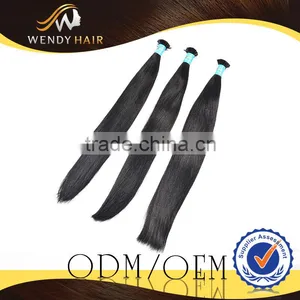 Virgin Remy Indian Human Hair Extensions I Tip Silky Straight Hair thumbnail-1