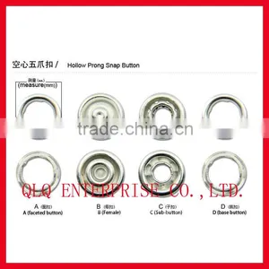 Prong Snap Button in Hollow Design thumbnail-1