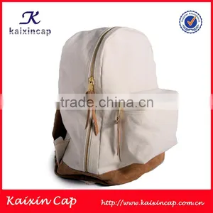 High Quality Blank Canvas Backpack/wholesale White Backpack/canvas School Backpack thumbnail-1