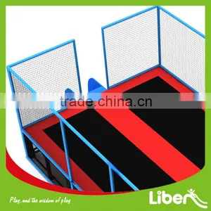 Small Kids Jump Bed With Foam Pit Trampoline Rectangular Sport Play Trampoline Park thumbnail-6