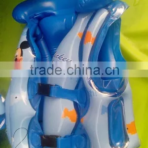 PVC Inflatable Children Water Swim Vest Floating Life Jacket thumbnail-3