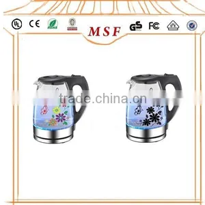1.7L Color Changing Decor Electrical Glass Kettle thumbnail-2
