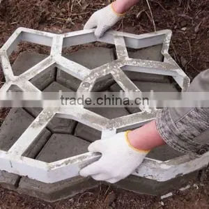 Plastic Concrete DIY Pavement Mould New Pathway Maker Mould DIY Pathway Stone Mold thumbnail-4