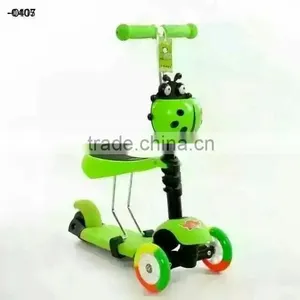 2016 China New Products Original Factory 3 in 1kids Scooter / Kick Scooter With Seat Basket thumbnail-1