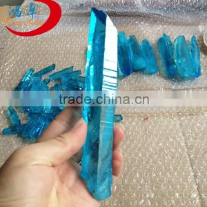 Wholesale Natural Angel Aura Quartz Crystals Point,new Colorful Healing Quartz Crystal thumbnail-1