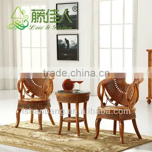 Designer 2 Cane Conservatory Chairs And Table thumbnail-2