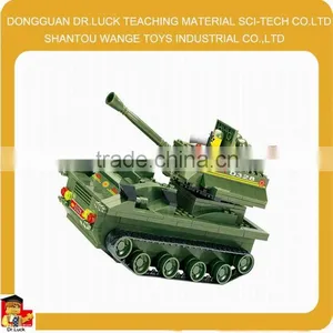 Boy's 3D Military Tank Model Block Toy thumbnail-1